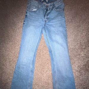 Zara Blue Flare Jeans size 4